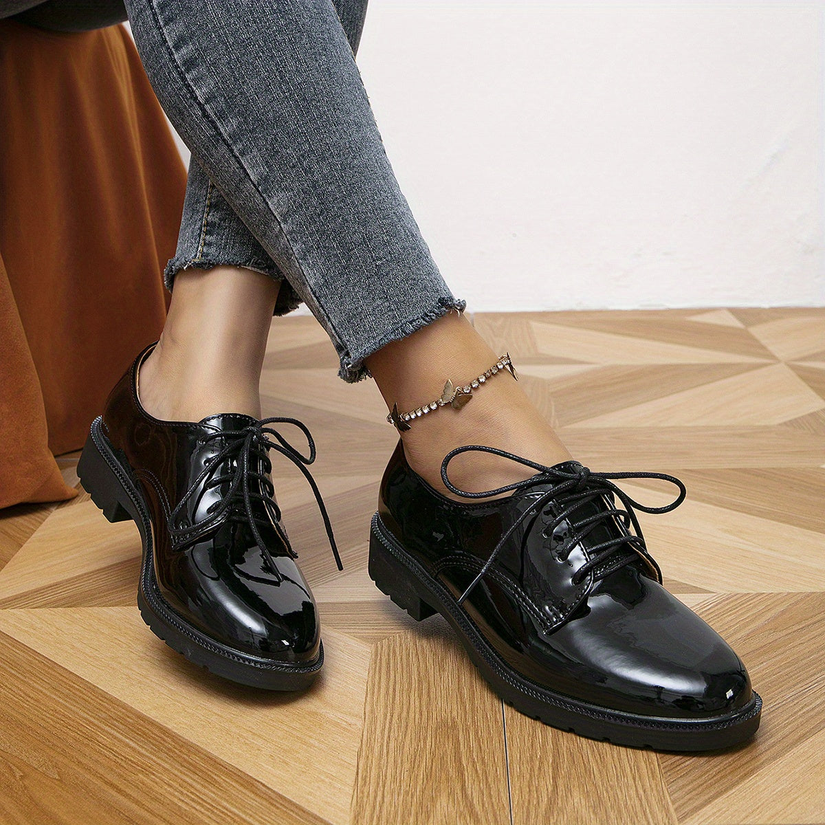 Zwarte Oxford Schoenen - Lara