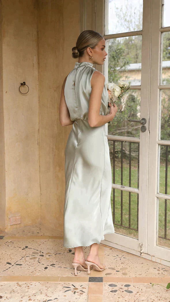 Noor - Elegante Satijnen Jurk