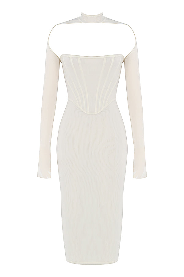 Tessa - Korset Midi Jurk