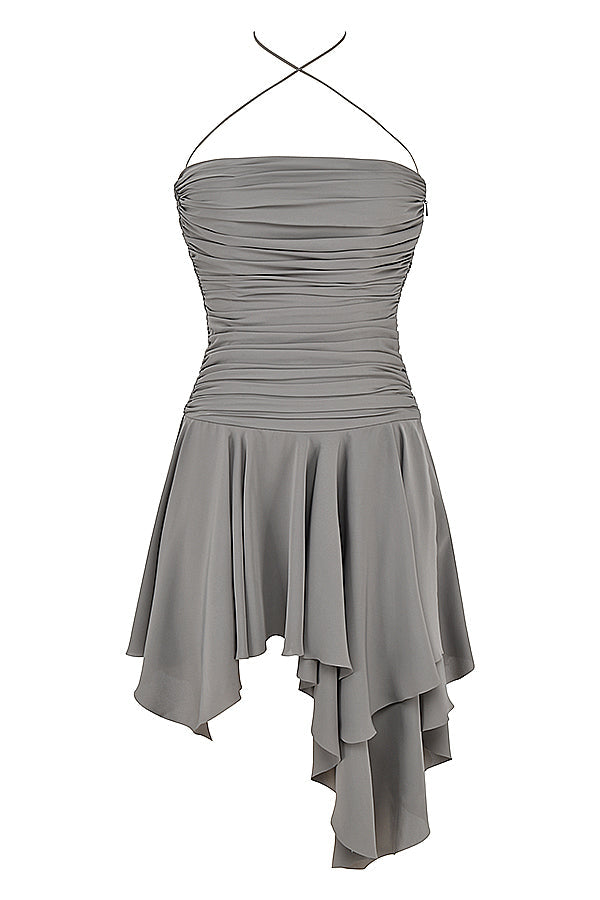 Lenneke - Asymmetrische Mini Jurk