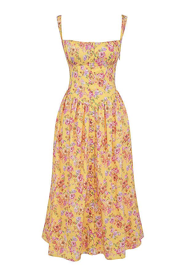 Brechtje - Bloemen Midi Zonnejurk
