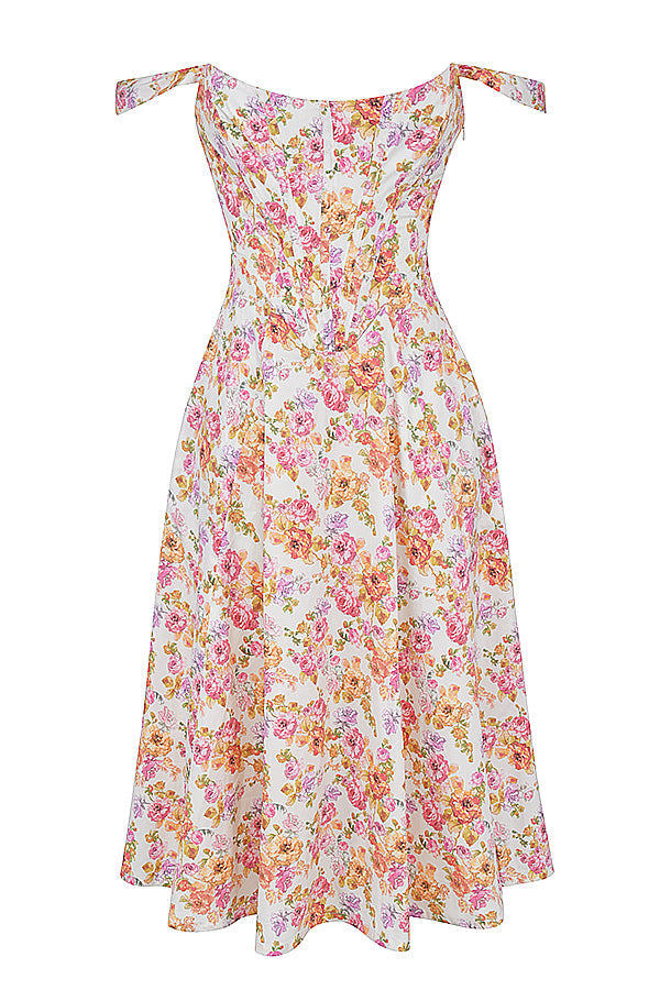 Brechtje - Bloemen Midi Zonnejurk