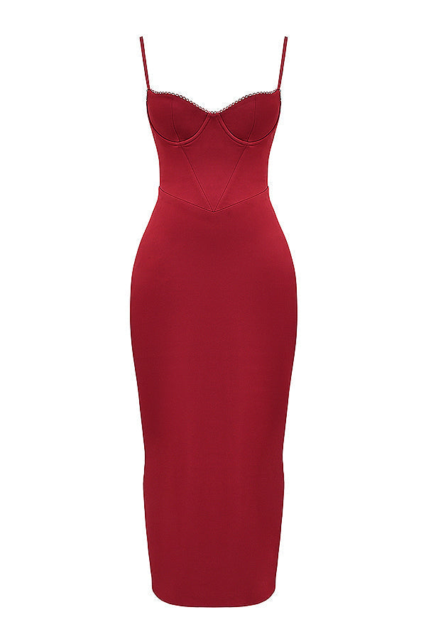 Frederique - Korset Maxi Jurk