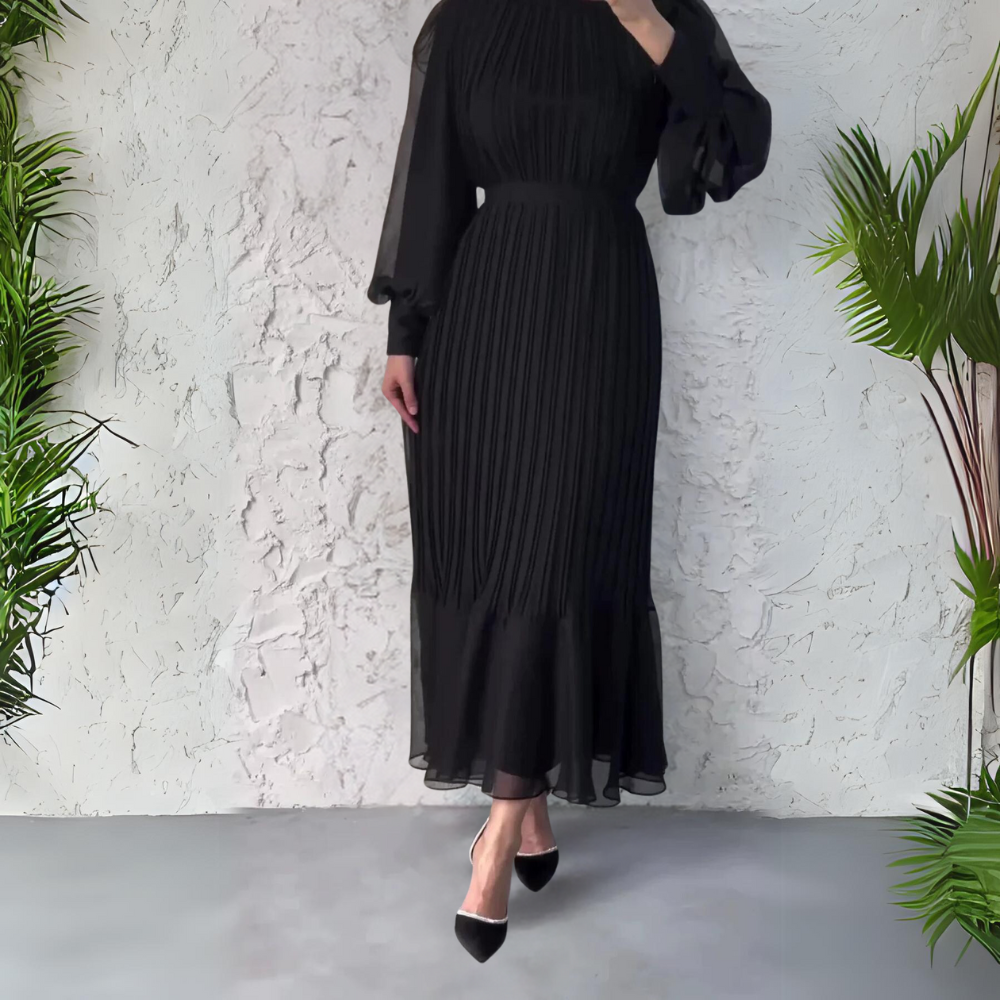 Willow - Elegante Geplooide Jurk
