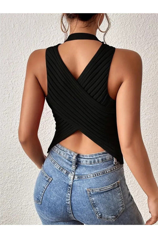 Celyne - Elegant Gekruiste Rug