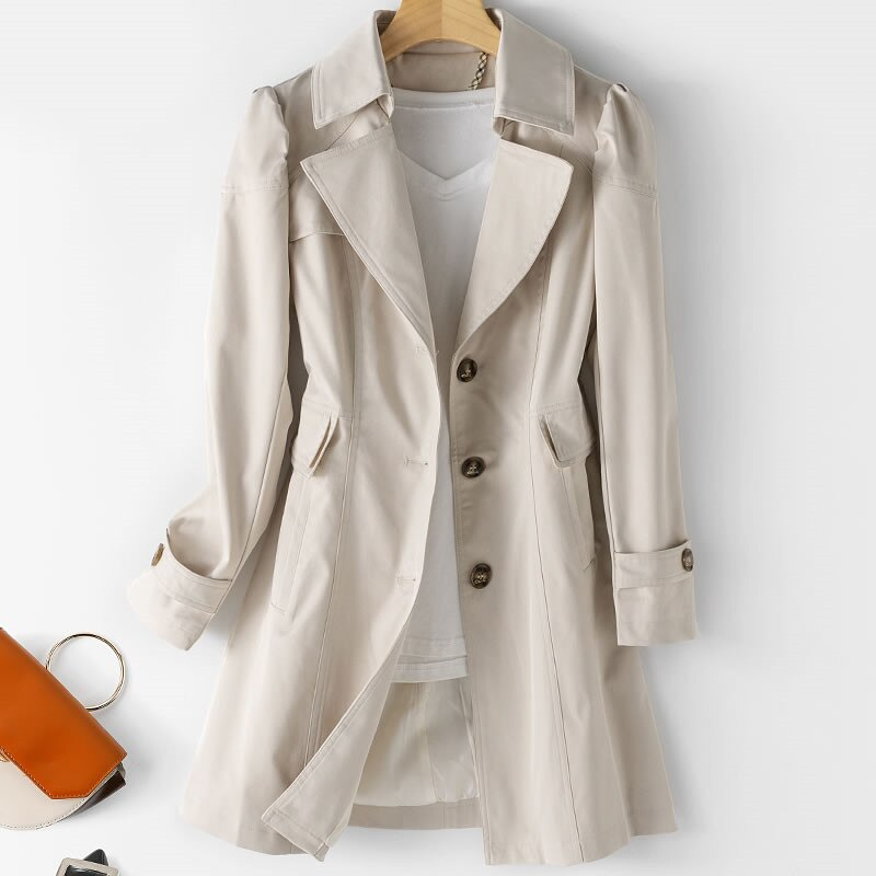 Zanneke - Halflange Trenchcoat