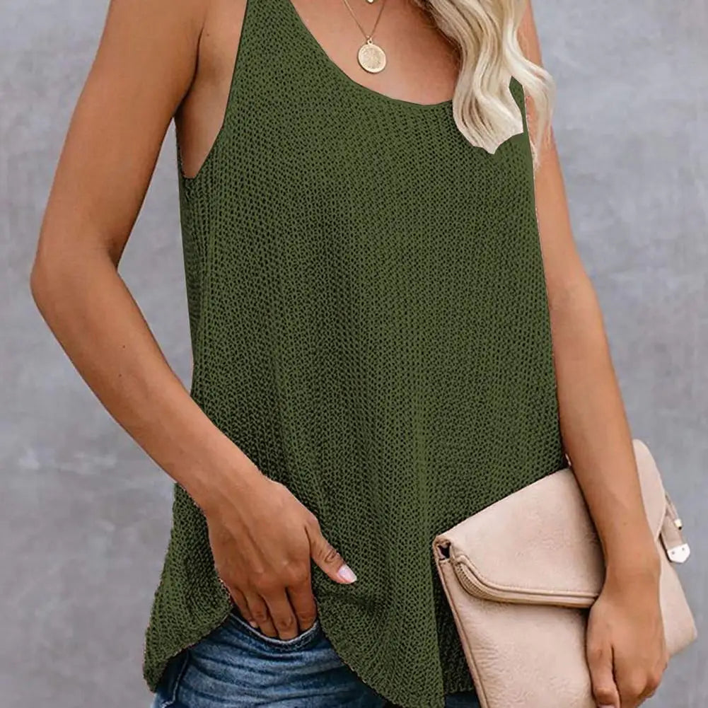 Rood Gestreepte Tanktop - Isla