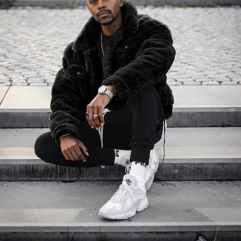 Klassieke Elegantie: Heren Tijdloze Wollen Jas - Warmte & Stijl Heruitgevonden