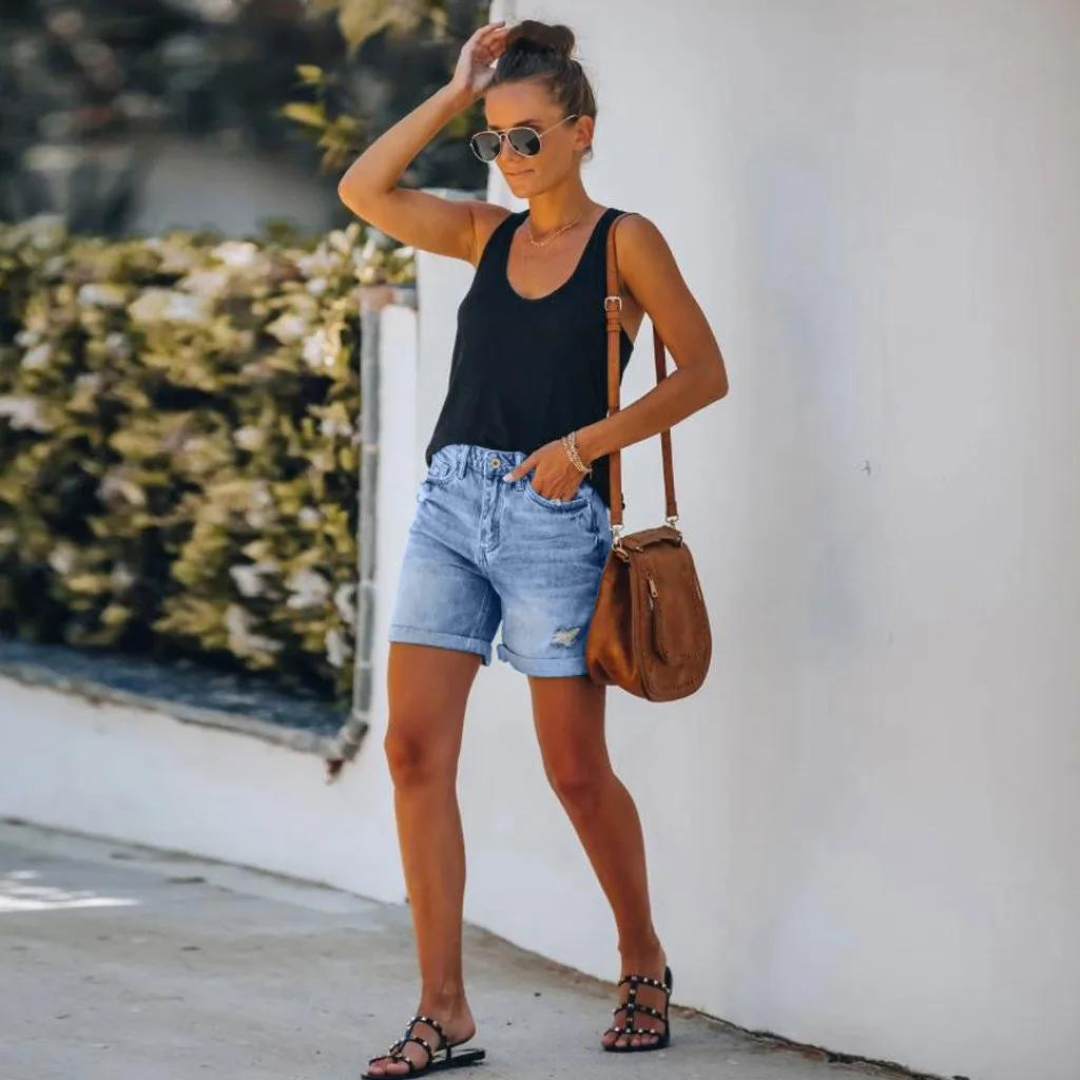 Veertje - Denim Dames Shorts