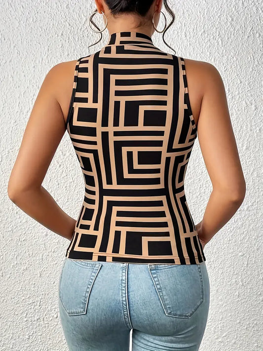 Yvet - Abstracte Tanktop