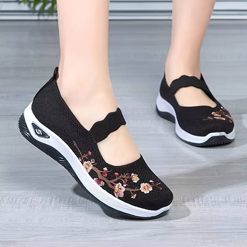 Wanja - Bloemen Slip-On Sneakers
