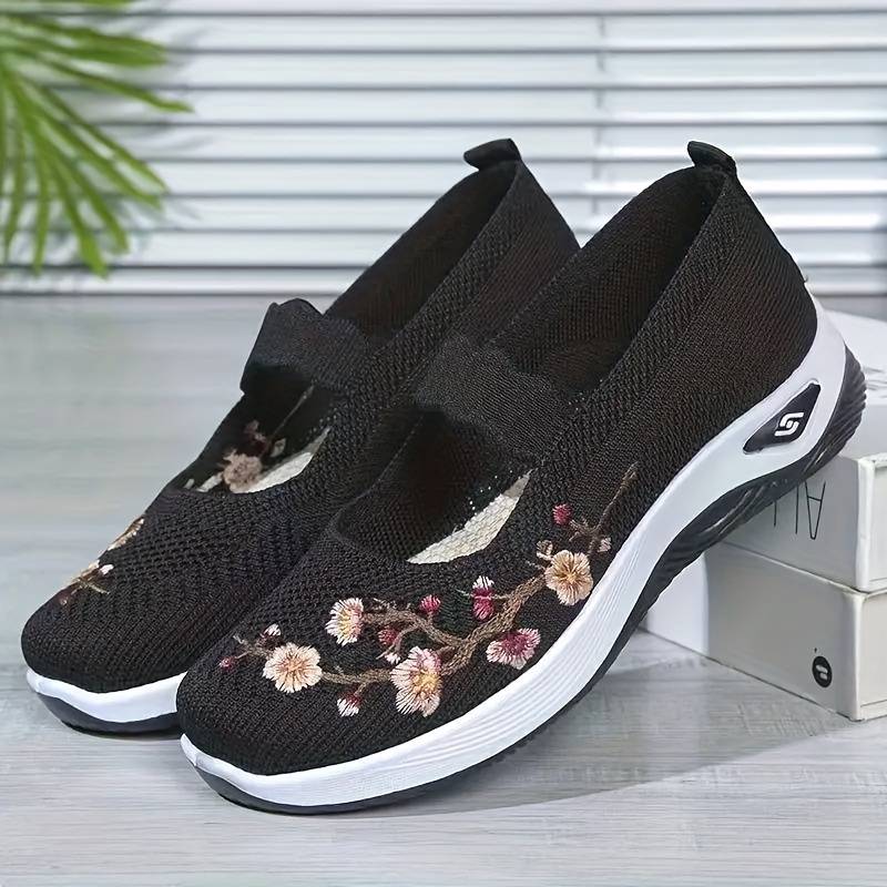 Wanja - Bloemen Slip-On Sneakers