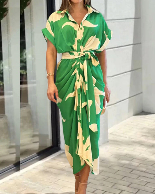 Tinka - Jurk Met Kunstprint