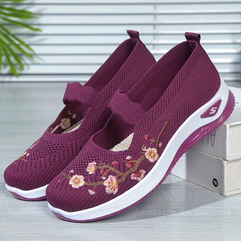 Wanja - Bloemen Slip-On Sneakers