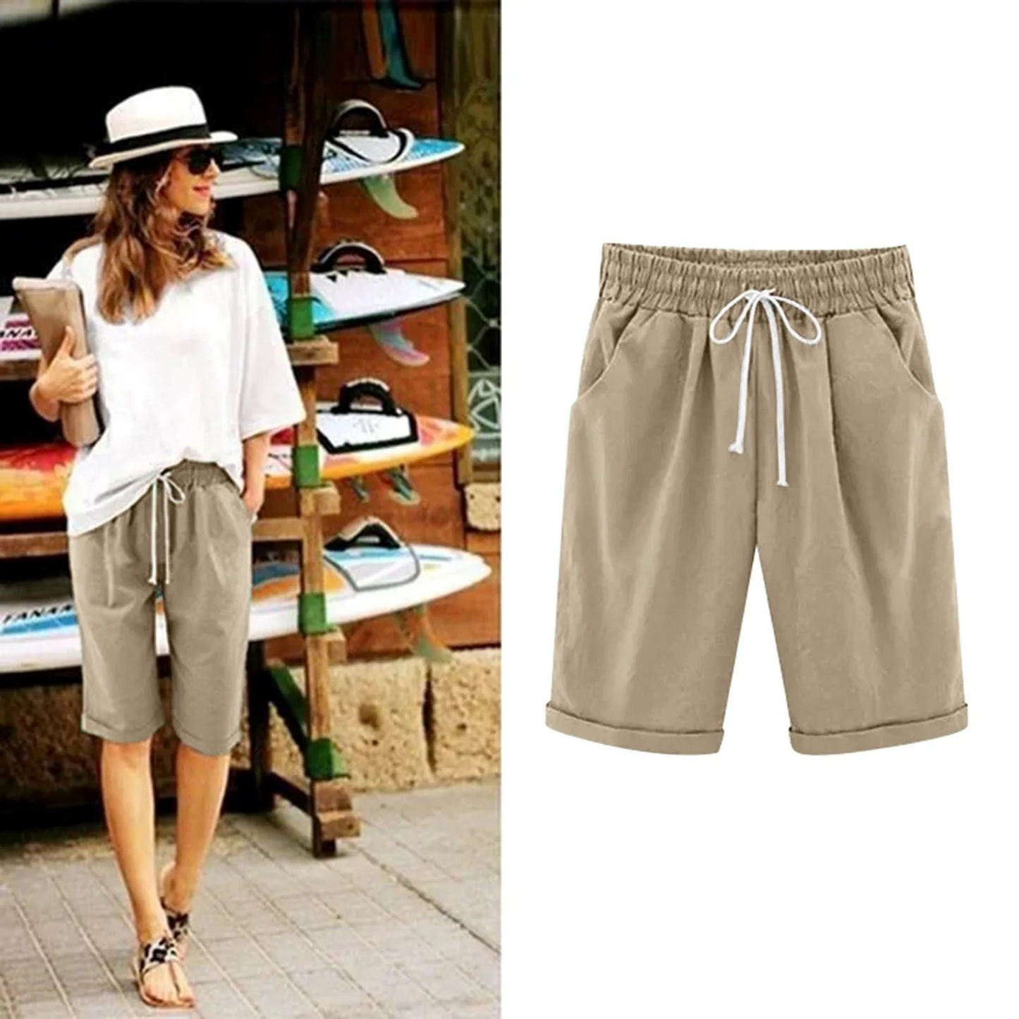 Ylonka - Comfortabele Korte Broek