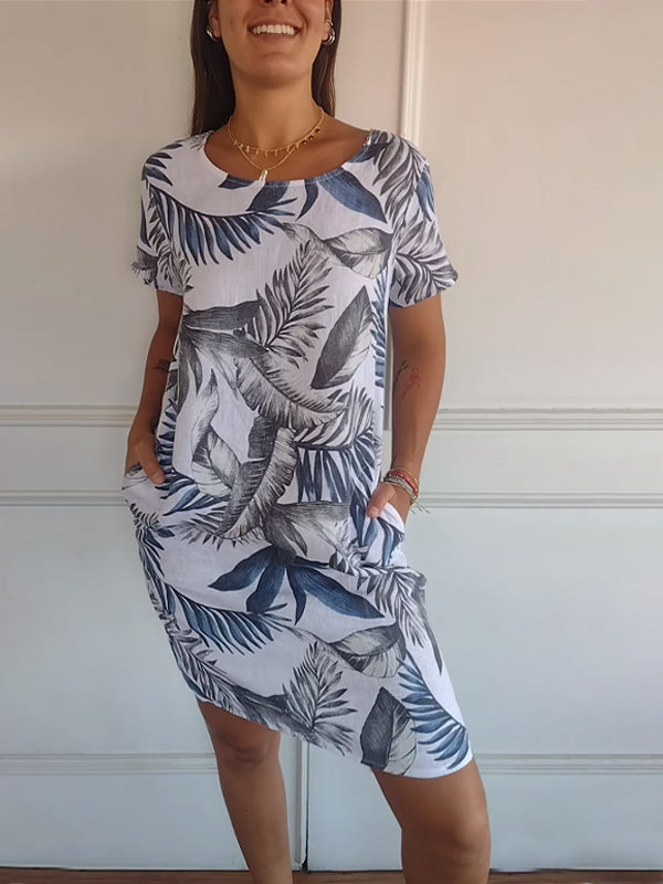 Blauw Elegante Jurk - Tuva
