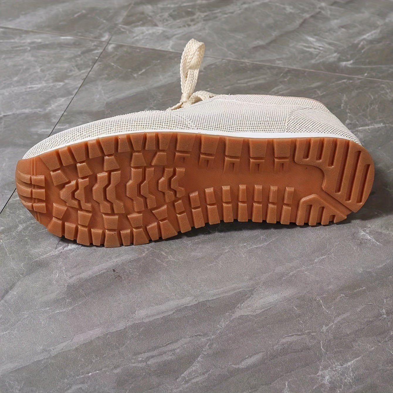 Suze - Vrouwen Beige Sneakers