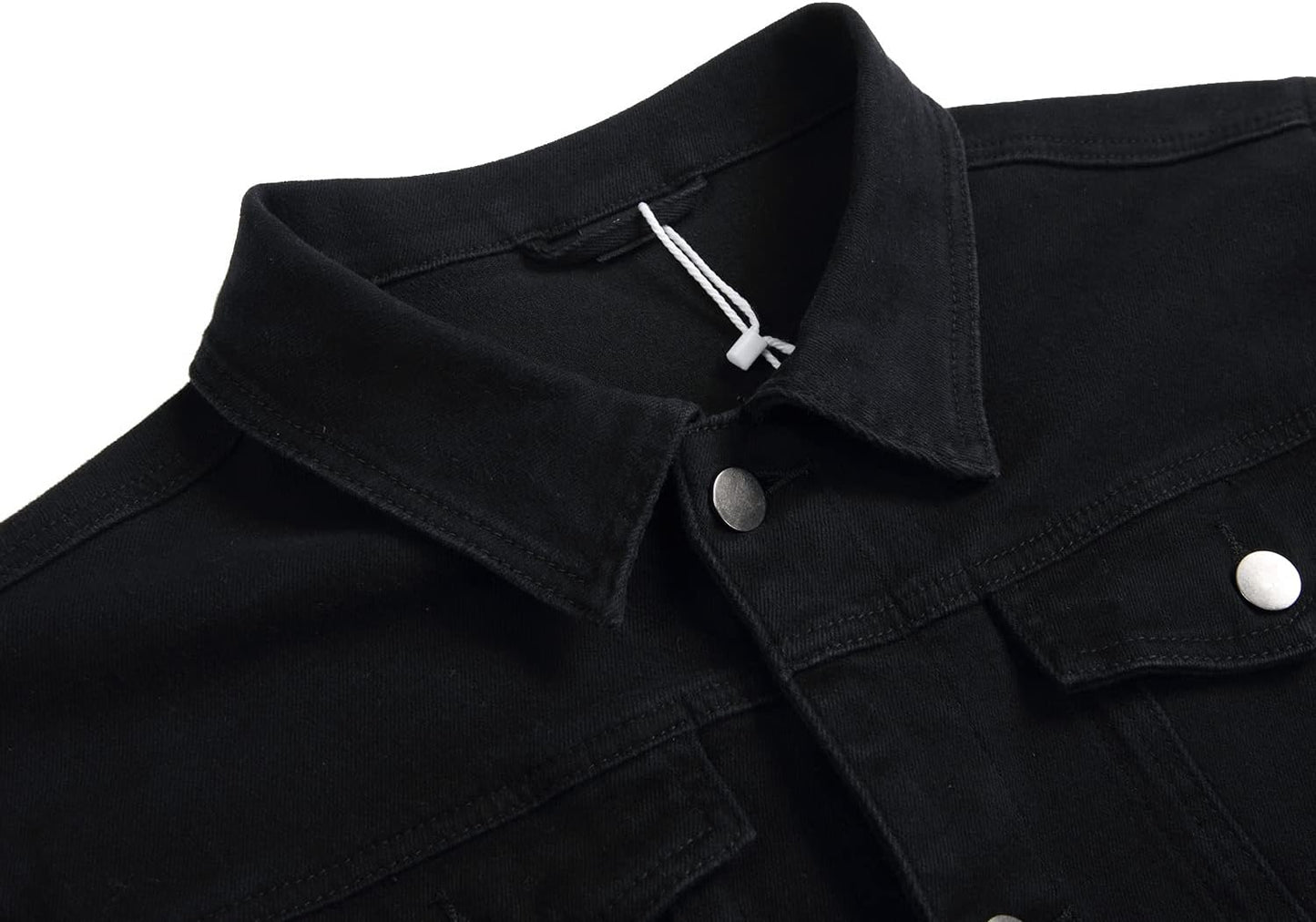 Stoere Slim-Fit Heren Spijkerjas met Scheuren