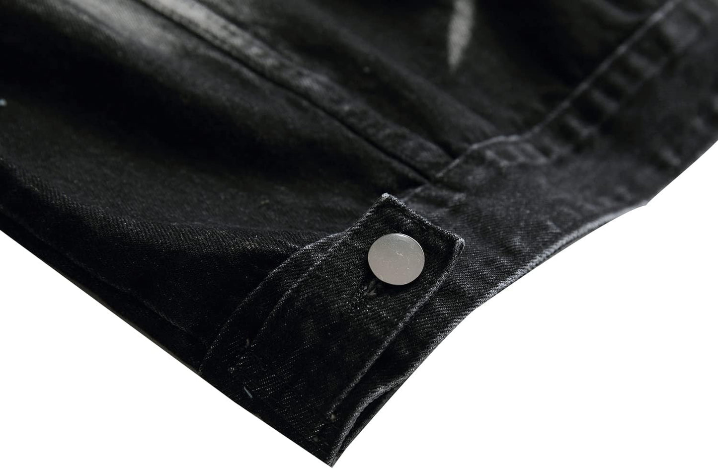Stoere Slim-Fit Heren Spijkerjas met Scheuren
