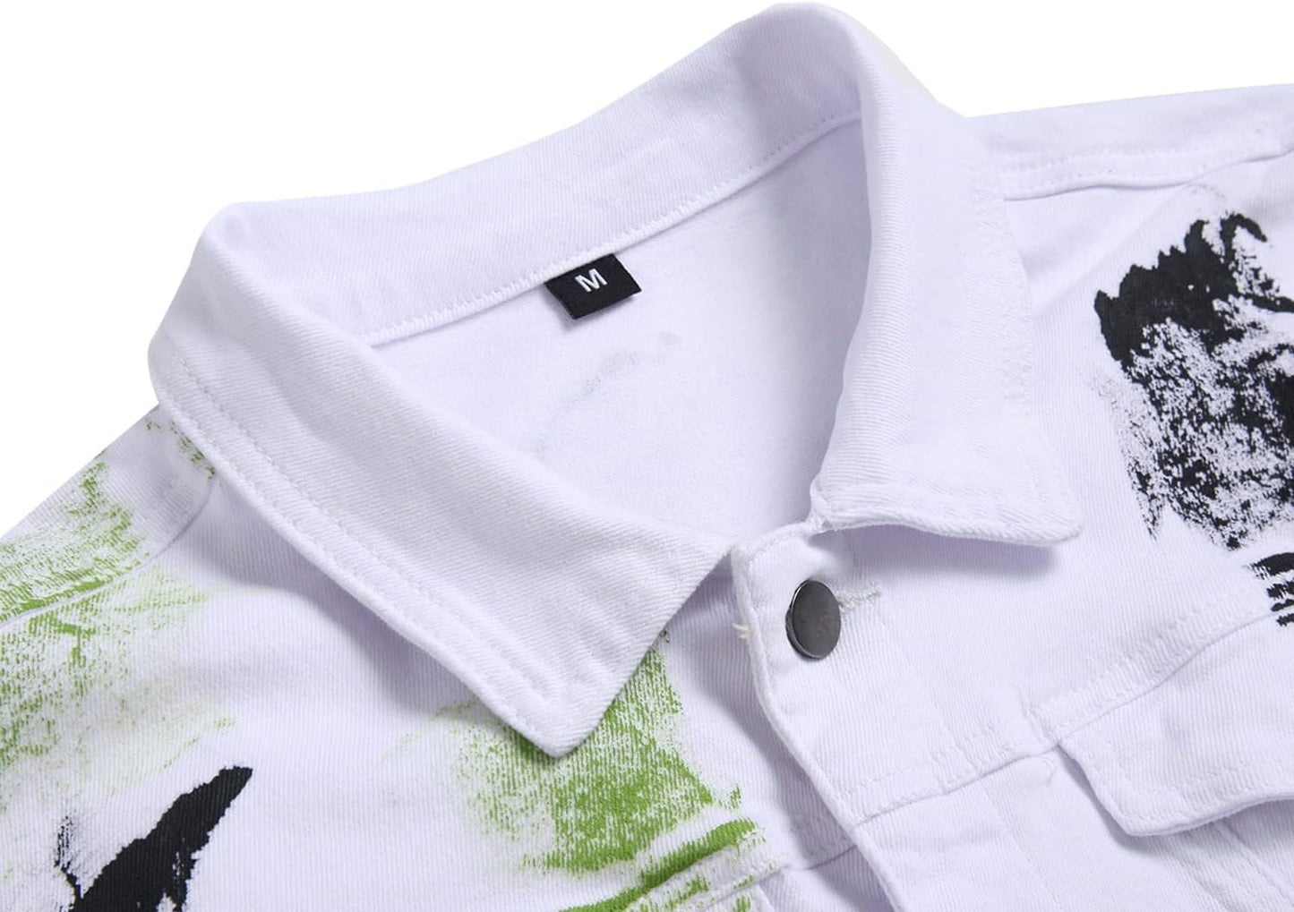 Stoere Slim-Fit Heren Spijkerjas met Scheuren