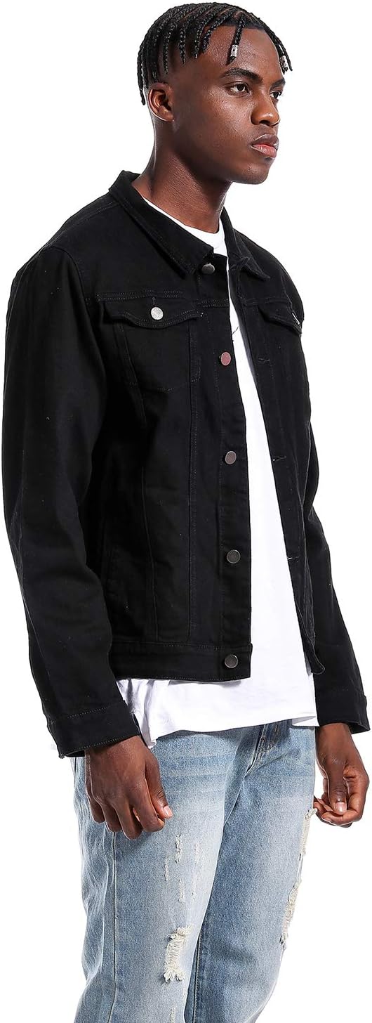 Stoere Slim-Fit Heren Spijkerjas met Scheuren