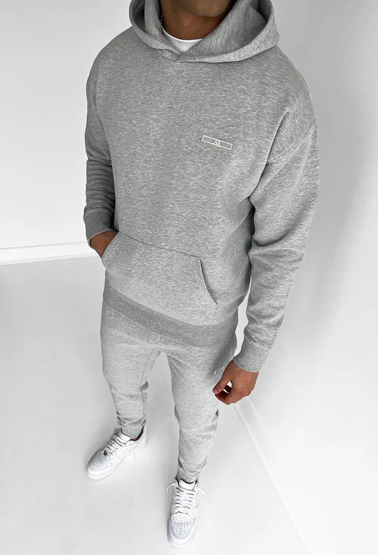 Elegante Comfort: Day to Day Slim Fit Trainingspak – Premium Katoenen Elegantie