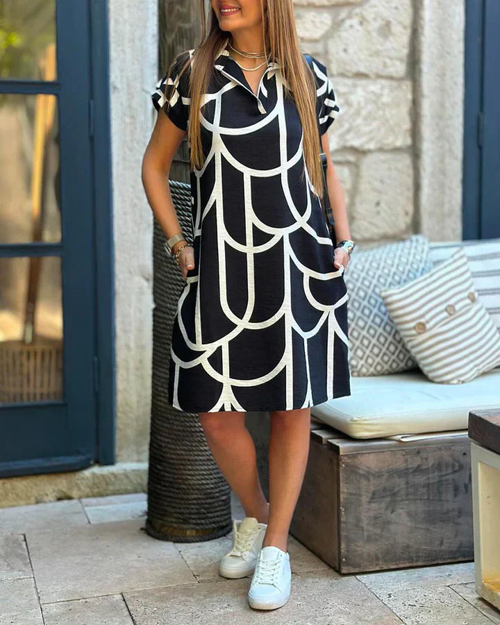 Vianne - Elegante Midi Jurk