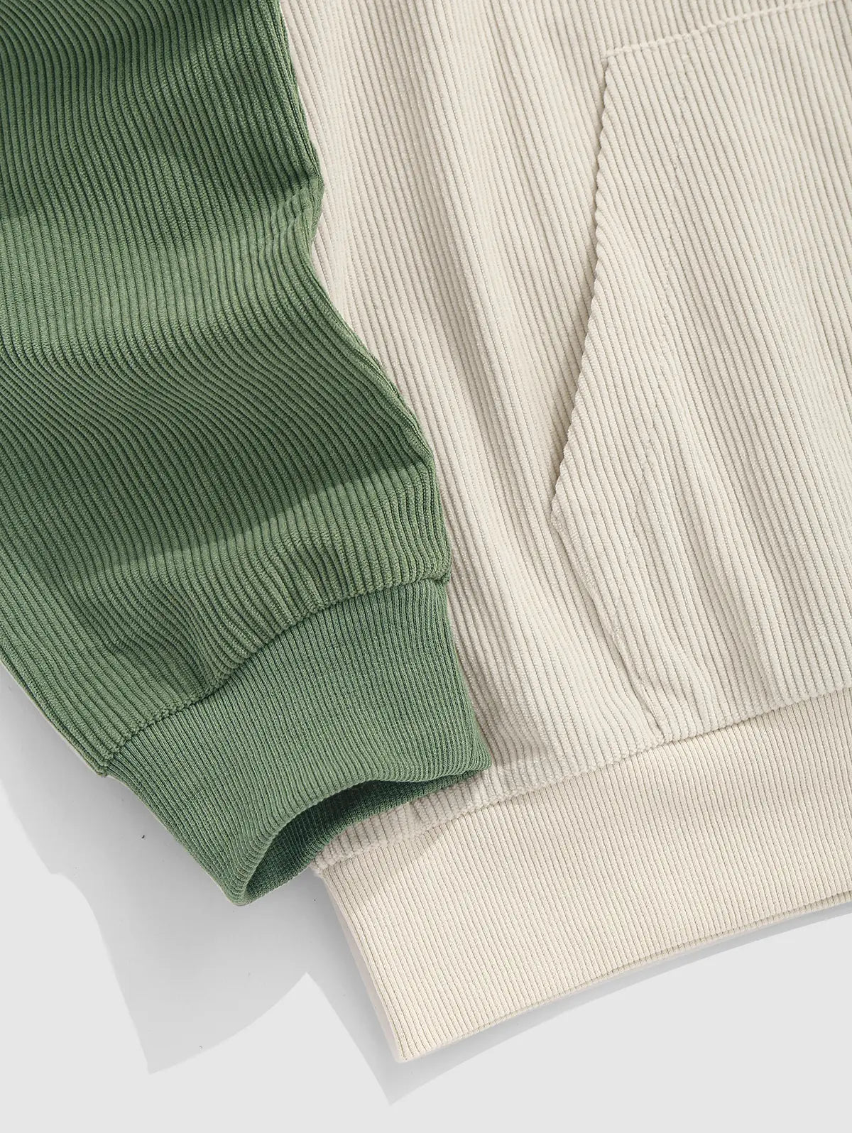 Heren Casual Bicolor Colorblock Hoodie