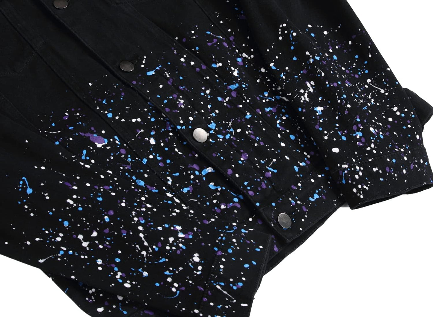 Stoere Slim-Fit Heren Spijkerjas met Scheuren