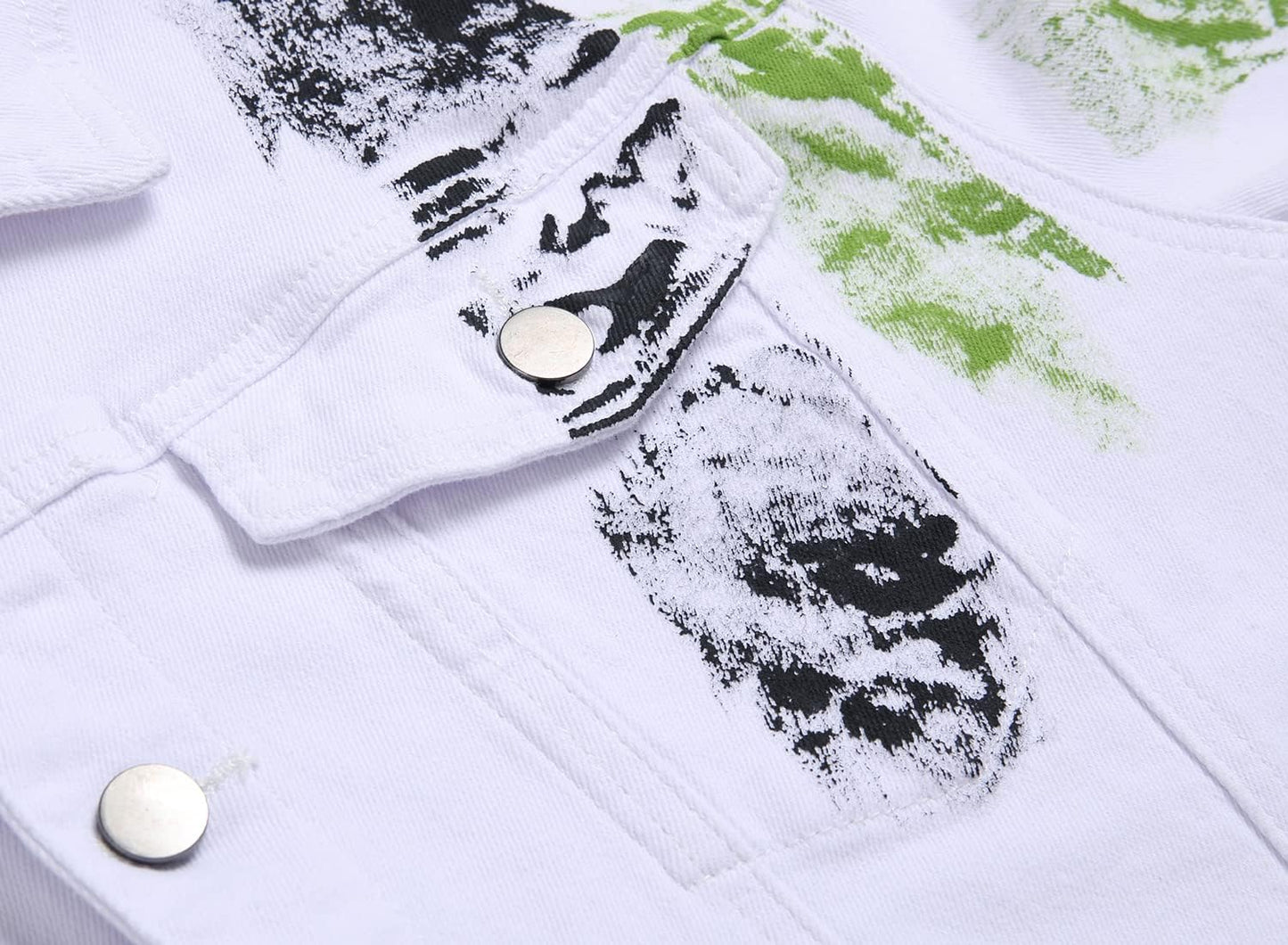 Stoere Slim-Fit Heren Spijkerjas met Scheuren
