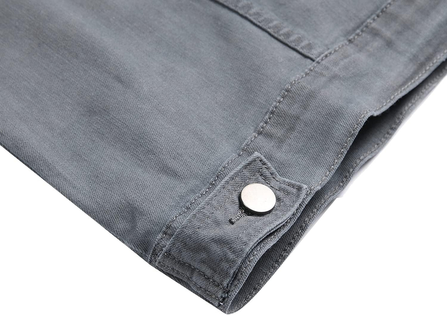 Stoere Slim-Fit Heren Spijkerjas met Scheuren