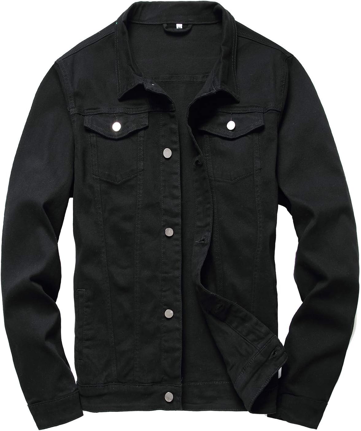 Stoere Slim-Fit Heren Spijkerjas met Scheuren