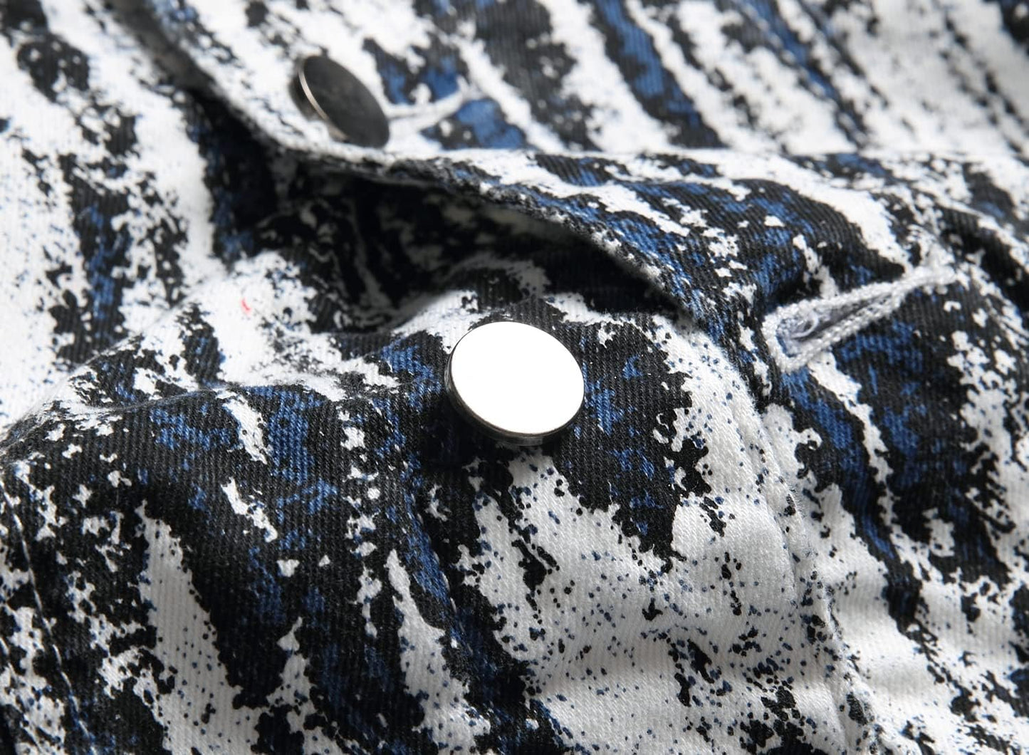 Stoere Slim-Fit Heren Spijkerjas met Scheuren