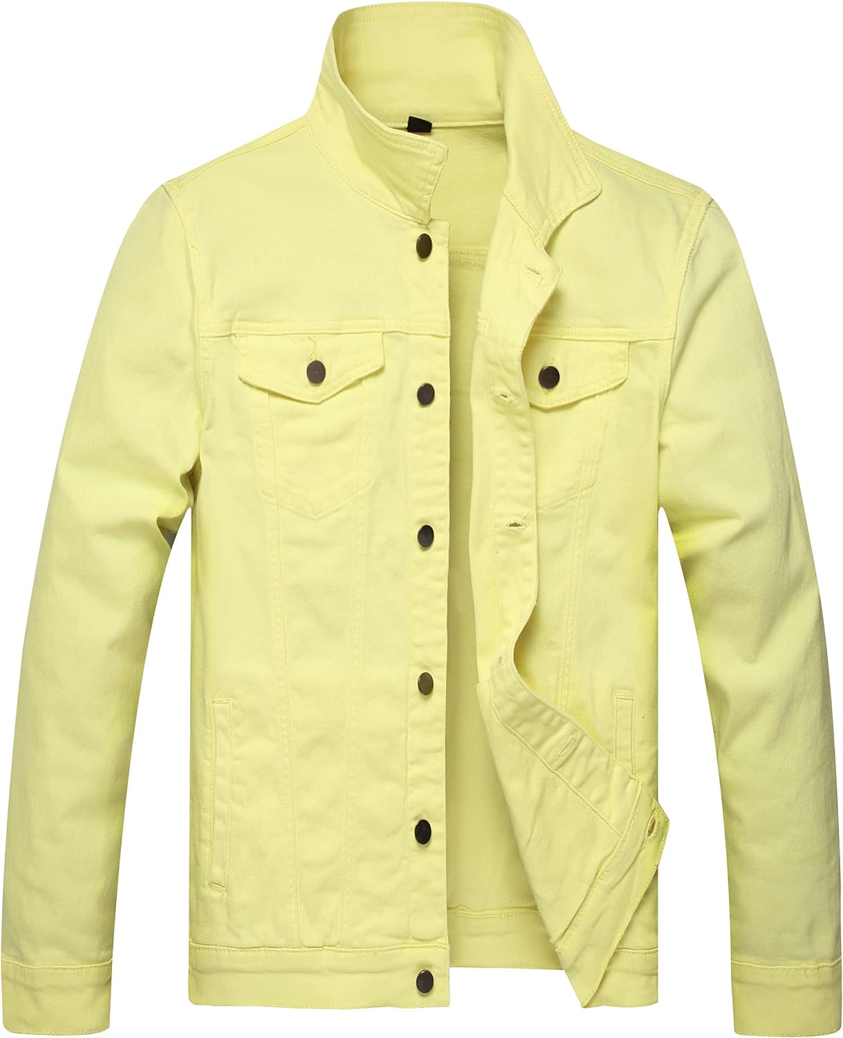Stoere Slim-Fit Heren Spijkerjas met Scheuren
