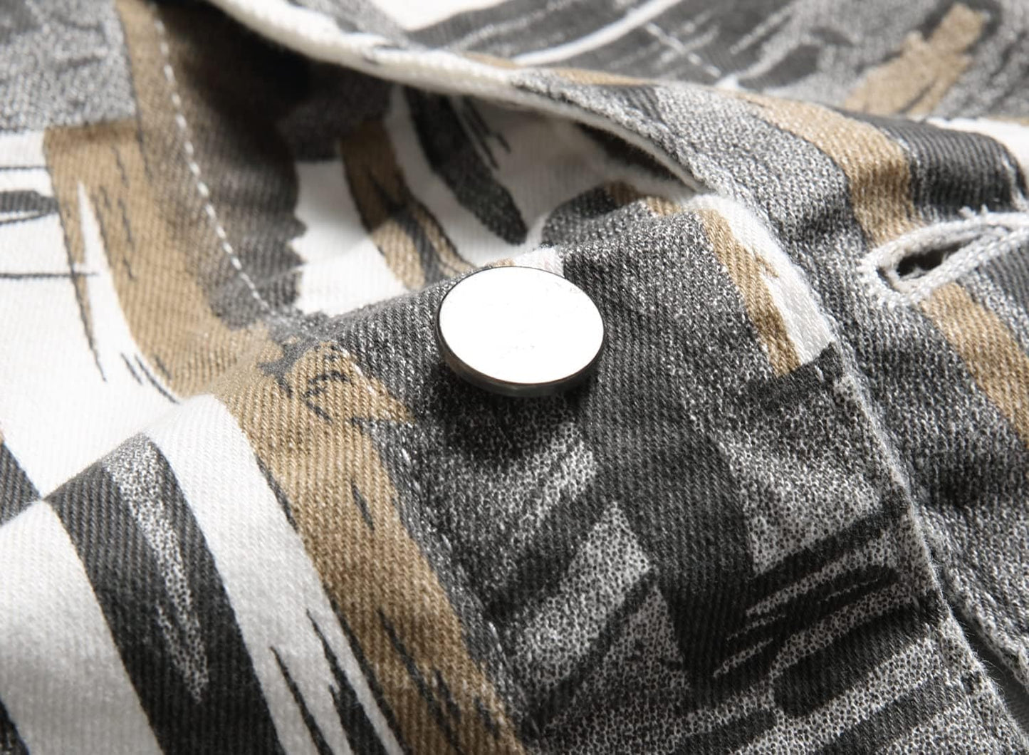 Stoere Slim-Fit Heren Spijkerjas met Scheuren