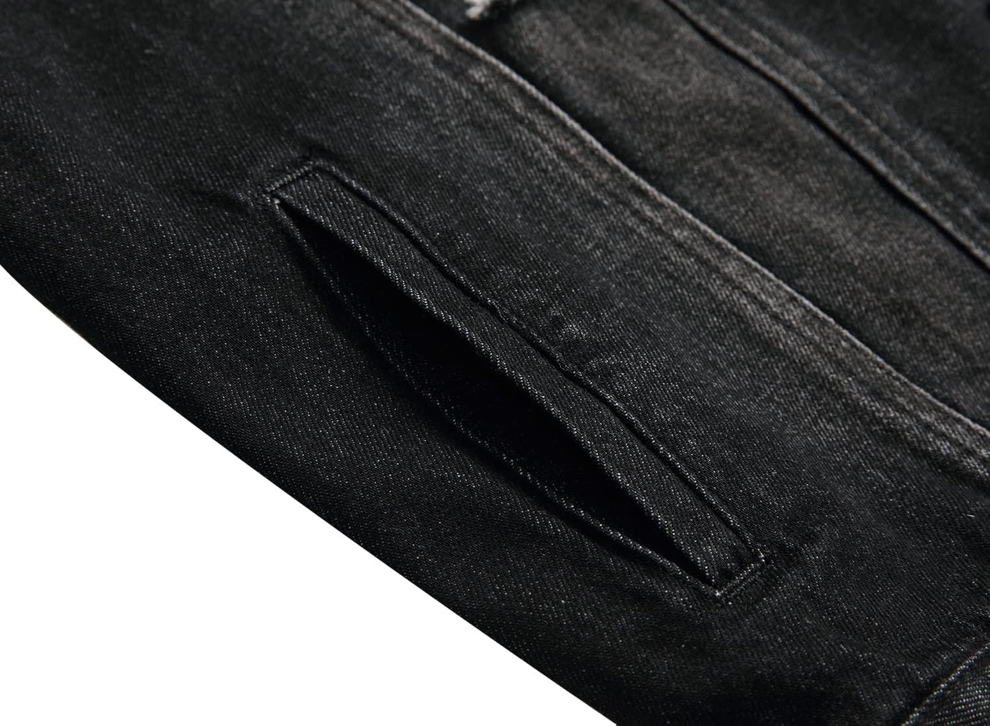 Stoere Slim-Fit Heren Spijkerjas met Scheuren
