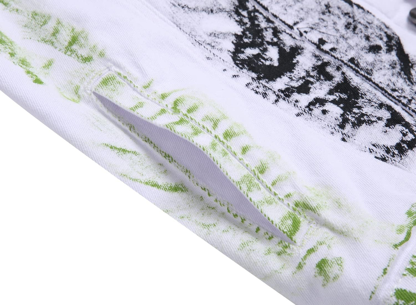 Stoere Slim-Fit Heren Spijkerjas met Scheuren