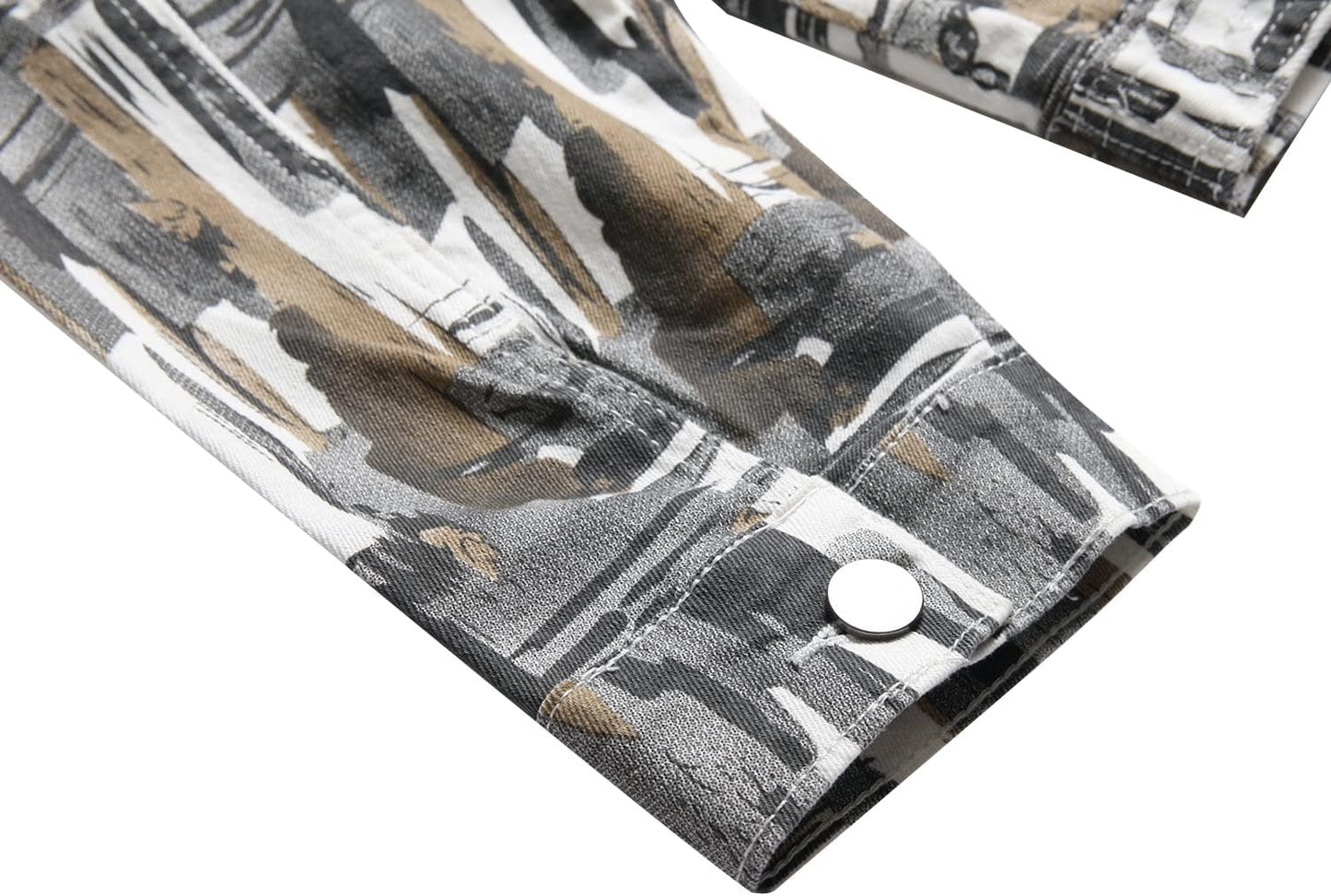 Stoere Slim-Fit Heren Spijkerjas met Scheuren