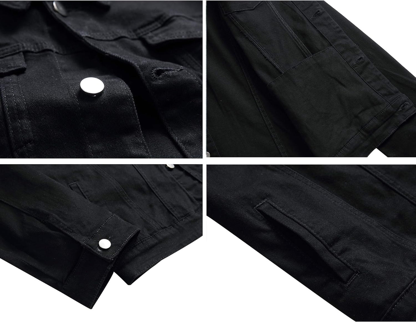 Stoere Slim-Fit Heren Spijkerjas met Scheuren