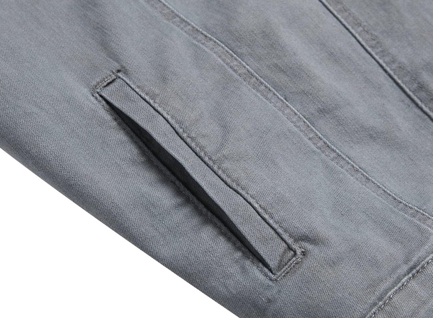 Stoere Slim-Fit Heren Spijkerjas met Scheuren