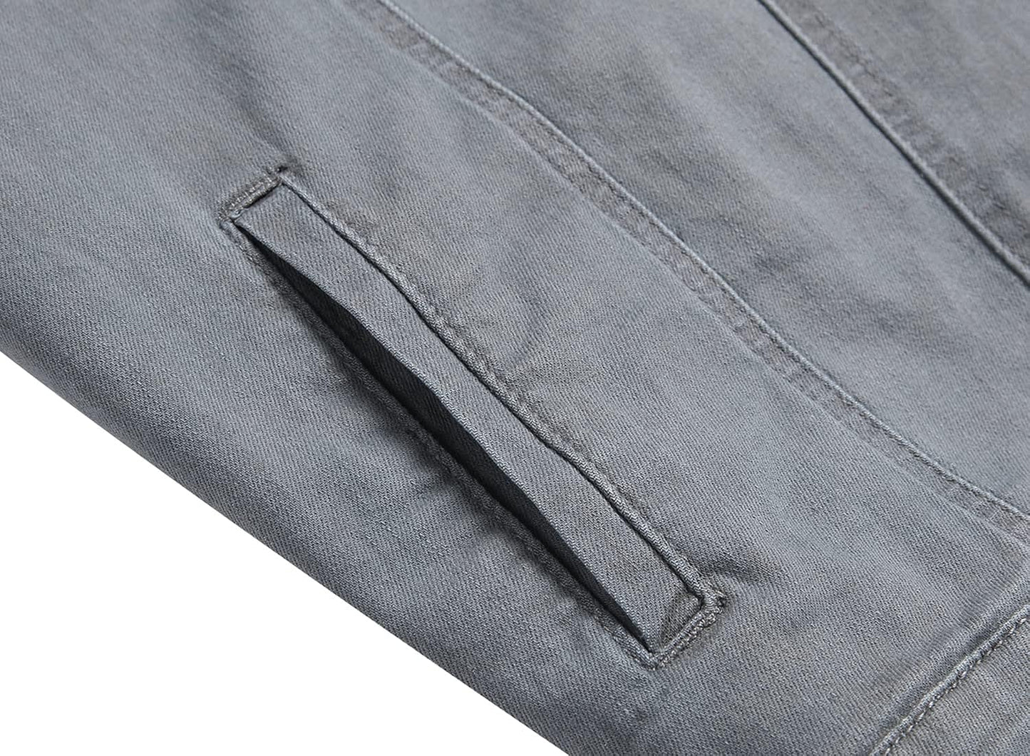 Stoere Slim-Fit Heren Spijkerjas met Scheuren