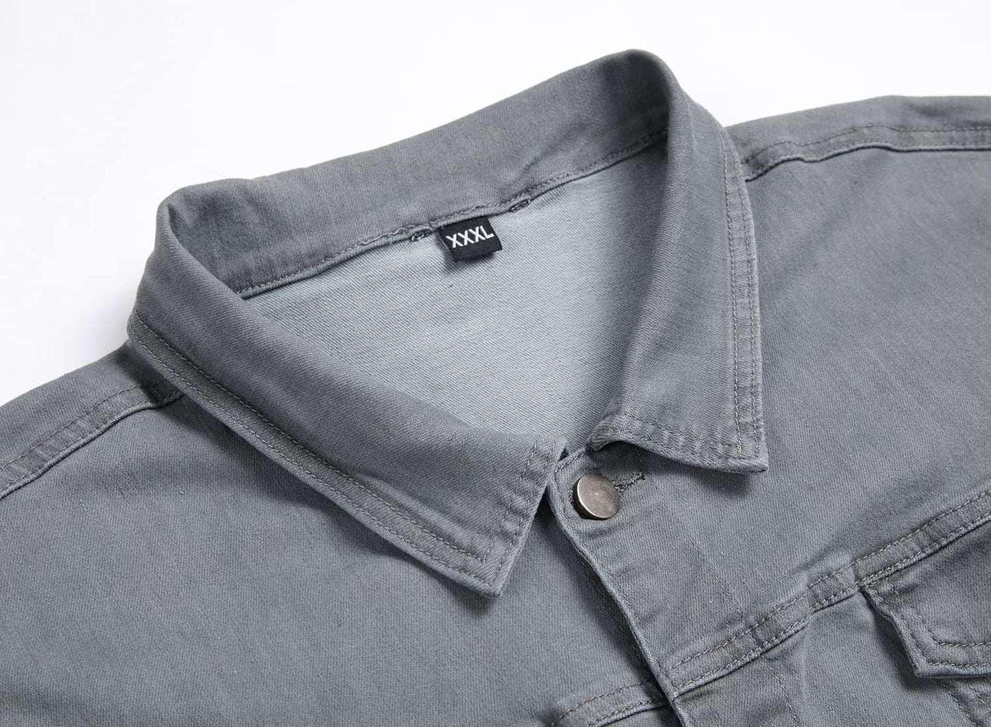 Stoere Slim-Fit Heren Spijkerjas met Scheuren