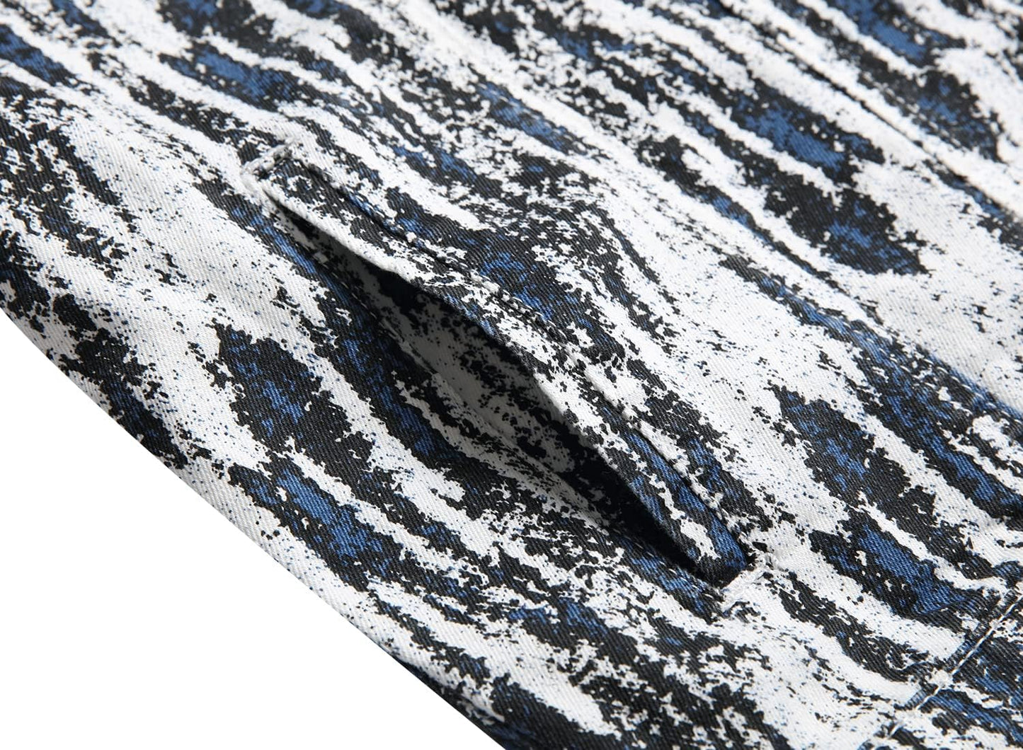 Stoere Slim-Fit Heren Spijkerjas met Scheuren