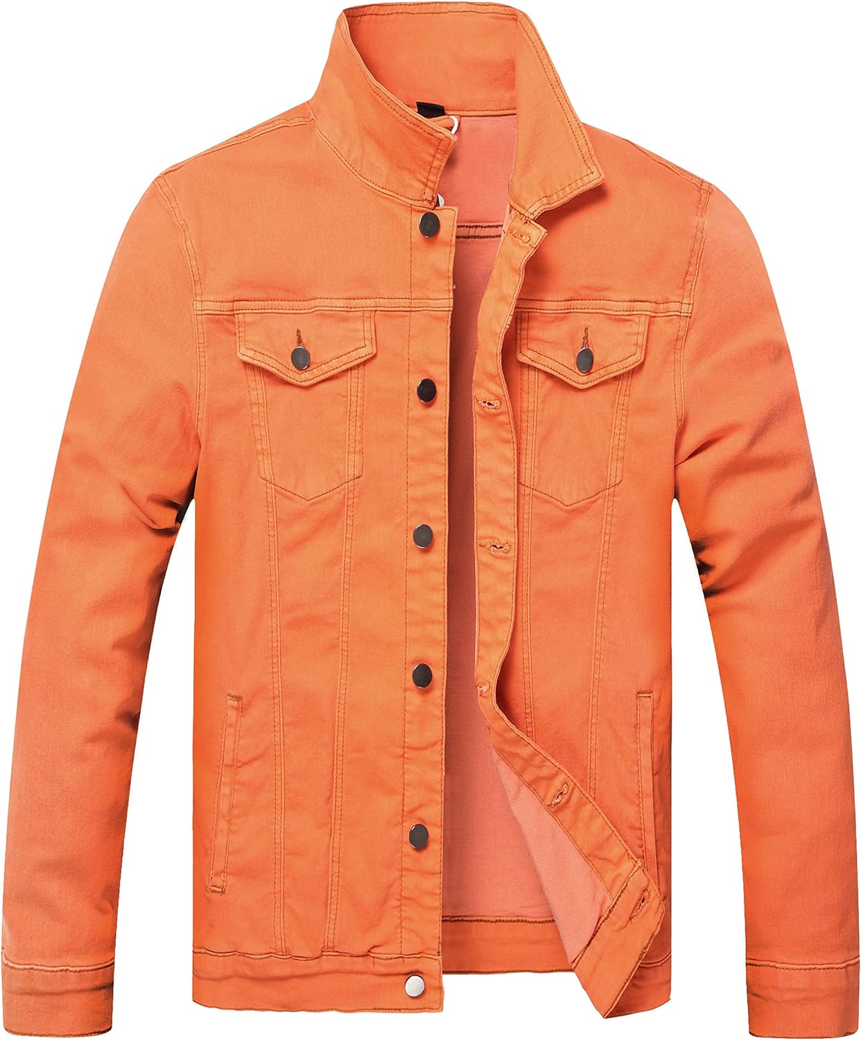 Stoere Slim-Fit Heren Spijkerjas met Scheuren