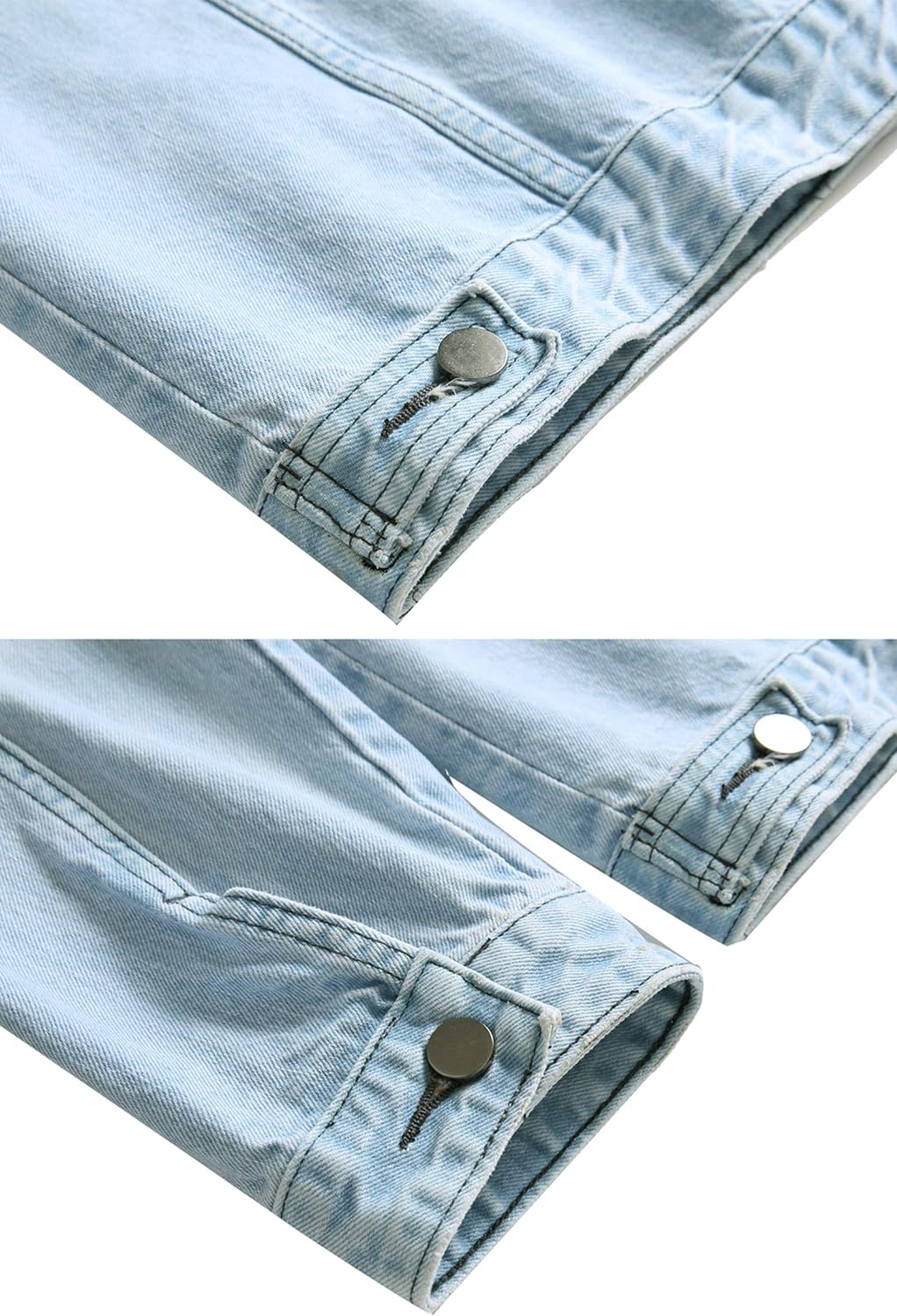 Stoere Slim-Fit Heren Spijkerjas met Scheuren