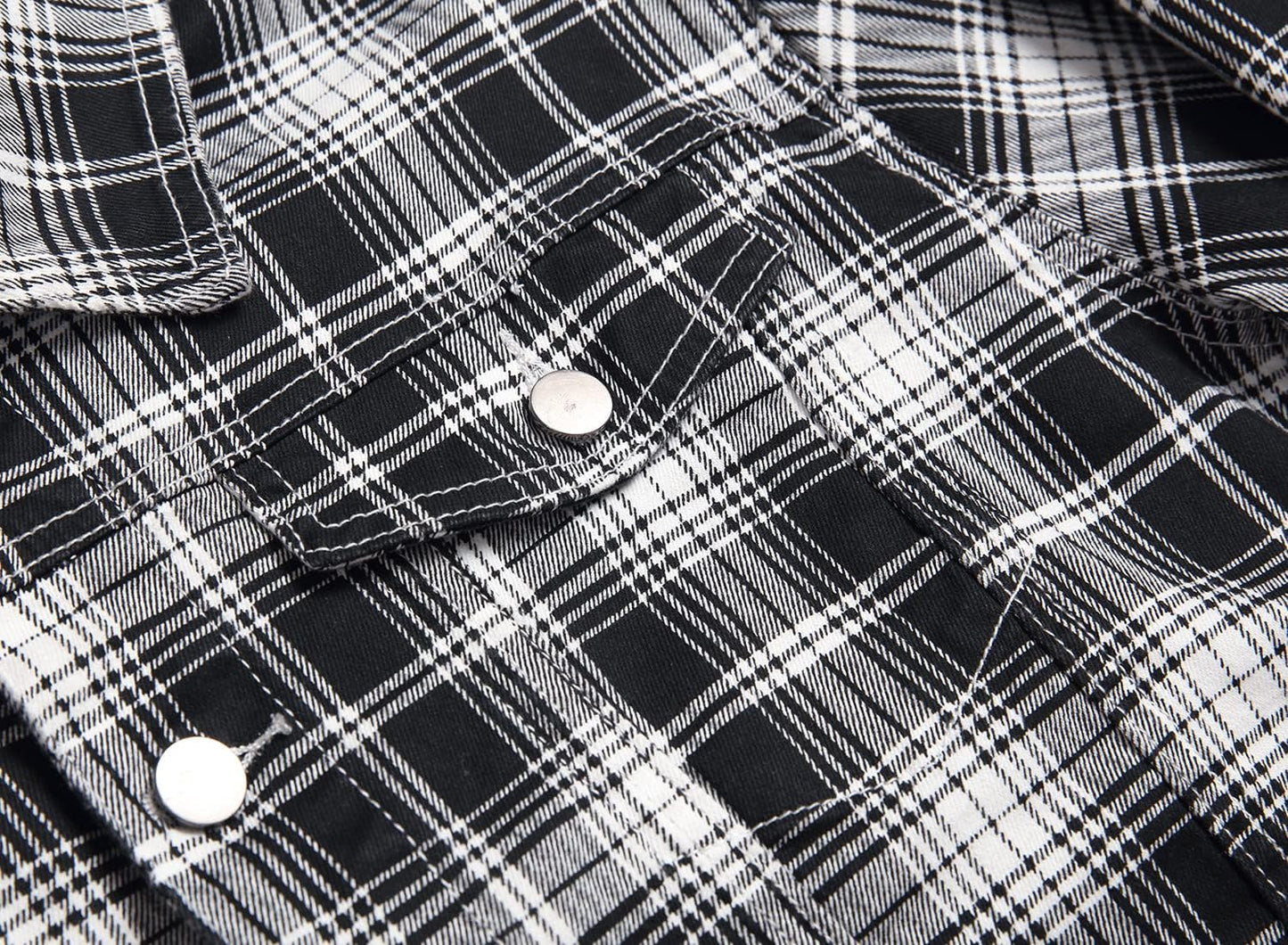 Stoere Slim-Fit Heren Spijkerjas met Scheuren