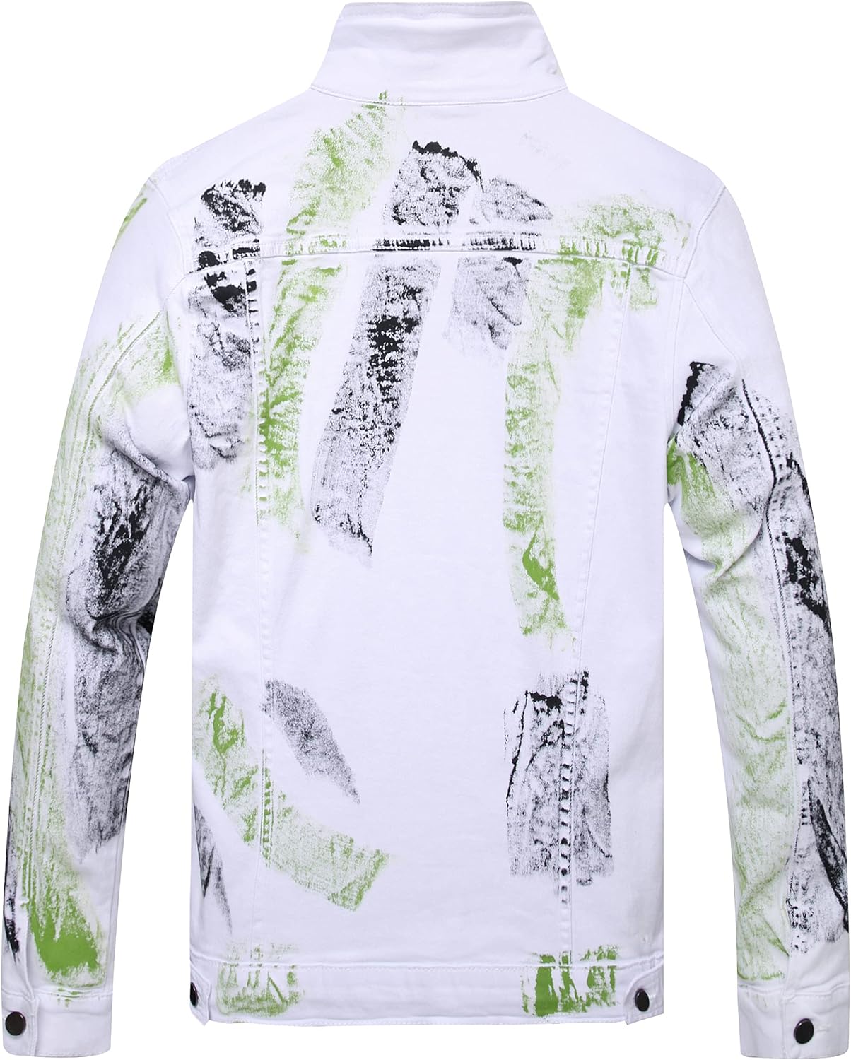 Stoere Slim-Fit Heren Spijkerjas met Scheuren