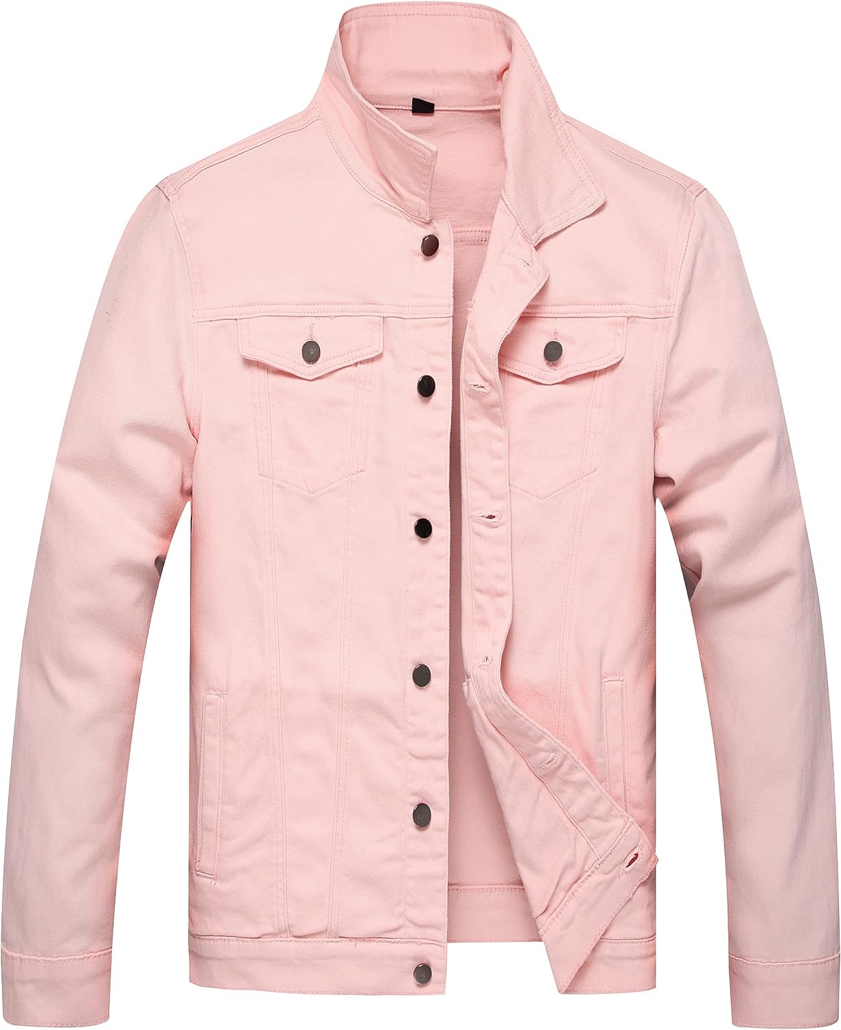 Stoere Slim-Fit Heren Spijkerjas met Scheuren