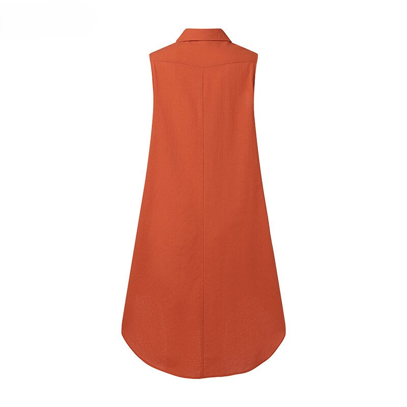 Sifra - Oranje Midi Jurk