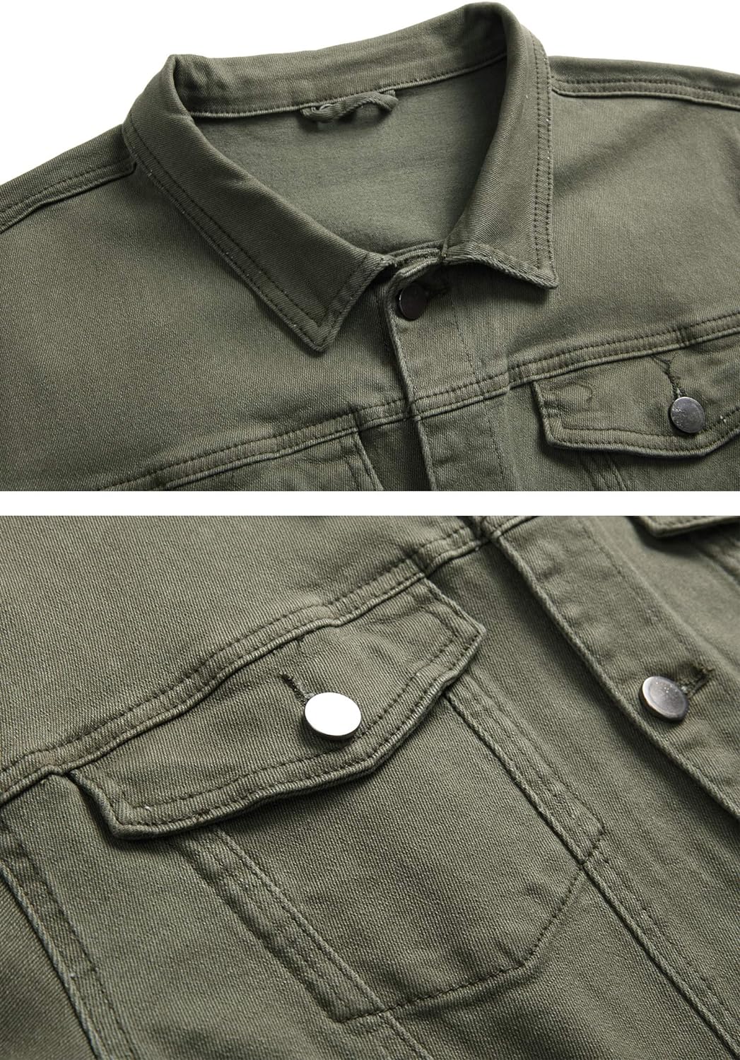 Stoere Slim-Fit Heren Spijkerjas met Scheuren